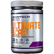 BodyTech Elite Ultimate BCAA Powder, Supports Muscle Protein Synthesis, Nitric Oxide Production, Grape (30 Servings)