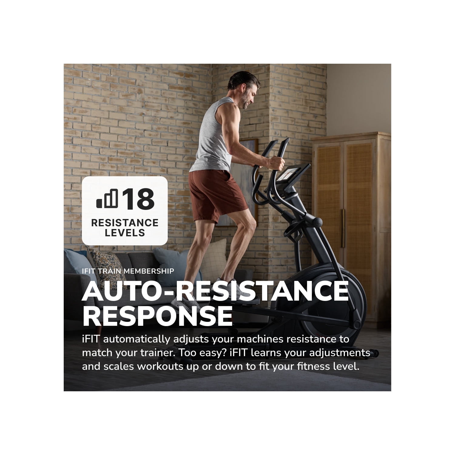 ProForm Carbon EL Elliptical with 18 Levels of Resistance for Effective Low-Impact Workouts