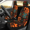 thumbnail image 3 of XMXT 2Pcs Car Seat Cover Decor Protector, African Tribal Decoration Graffiti Front Seat Covers for Cars SUVs, Universal Fit, 3 of 9