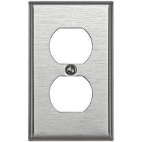 SINGLE DUPLEX WALPLT STL (Pack of 1)