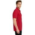 thumbnail image 3 of Sport-Tek Contrast PosiCharge Tough Polo-3XL (Deep Red/ Black), 3 of 6