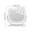 thumbnail image 3 of Impressions Vanity Hello Kitty Kawaii Lighted Makeup Mirror, Desk Mirror with Adjustable Tilt, 3 of 7