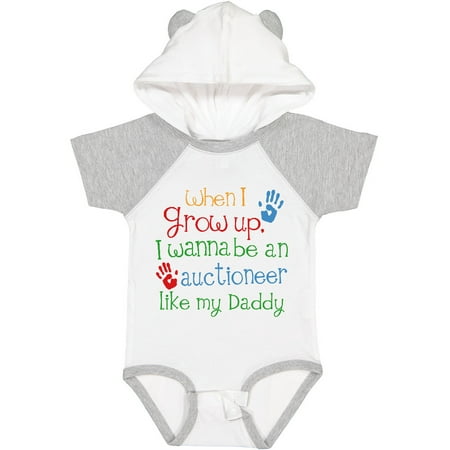 

Inktastic Auctioneer Like Daddy Gift Baby Boy or Baby Girl Bodysuit