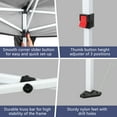 thumbnail image 6 of UBesGoo 10x20 Ez Pop Up Canopy Gazebo Party Tent with 6 Sidewalls Waterproof Black, 6 of 9