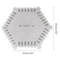 thumbnail image 4 of Stainless Steel Hexagon Wet Film Comb Gauge Paint Wet Film Width Measuring Instruments High Precision25-3000Um, 4 of 9