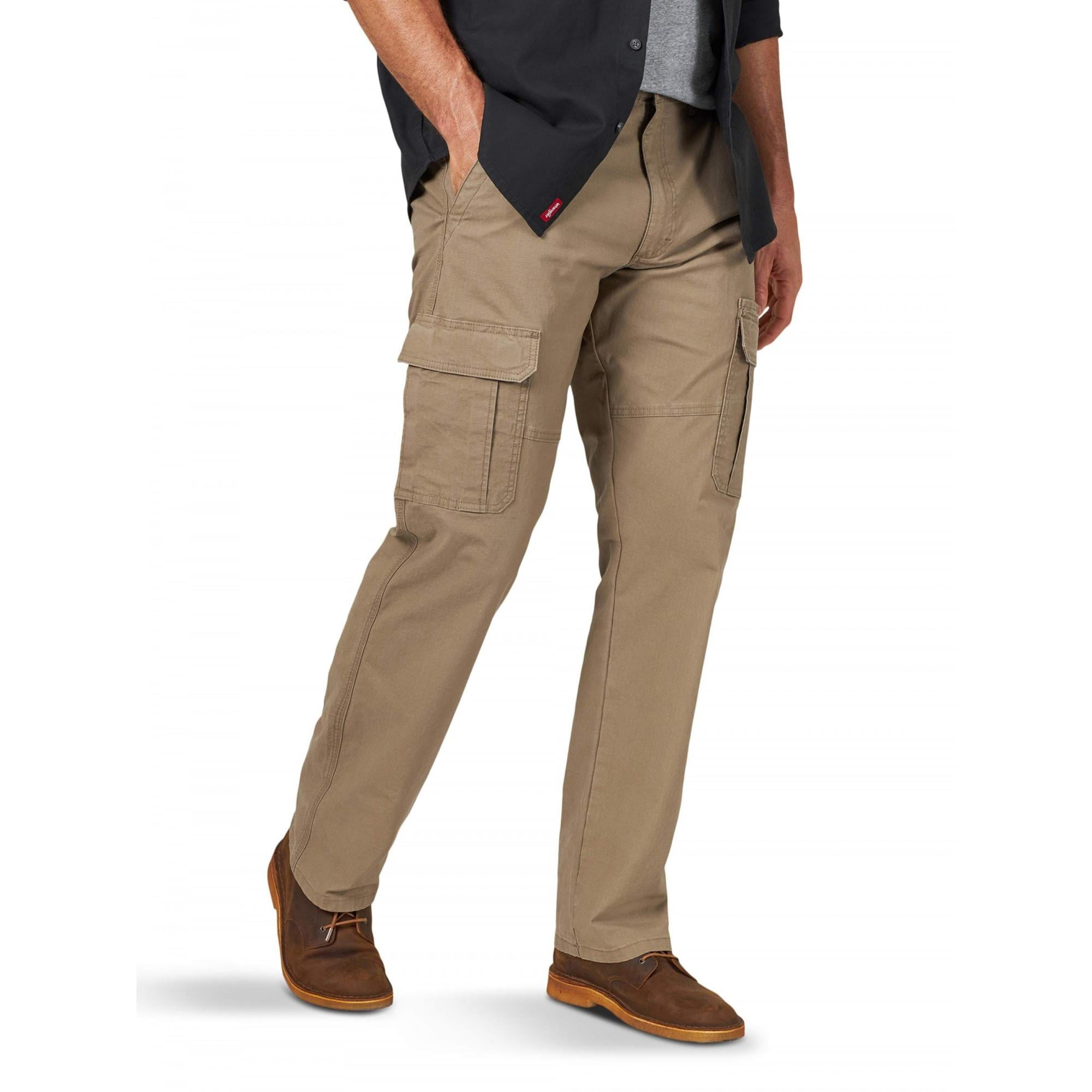 Wrangler Men's and Big Men's Relaxed Fit Cargo Pants With Stretch -  