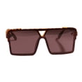 thumbnail image 3 of Txlixc Gafas de sol de moda para niños Gafas de montura cuadrada de triángulo plano simple con protección UV 400 Txlixc  Moda, 3 of 9