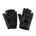 thumbnail image 2 of Guantes de PU de medio dedo Zulema Estilo Punk Rock para hombres, 2 of 7