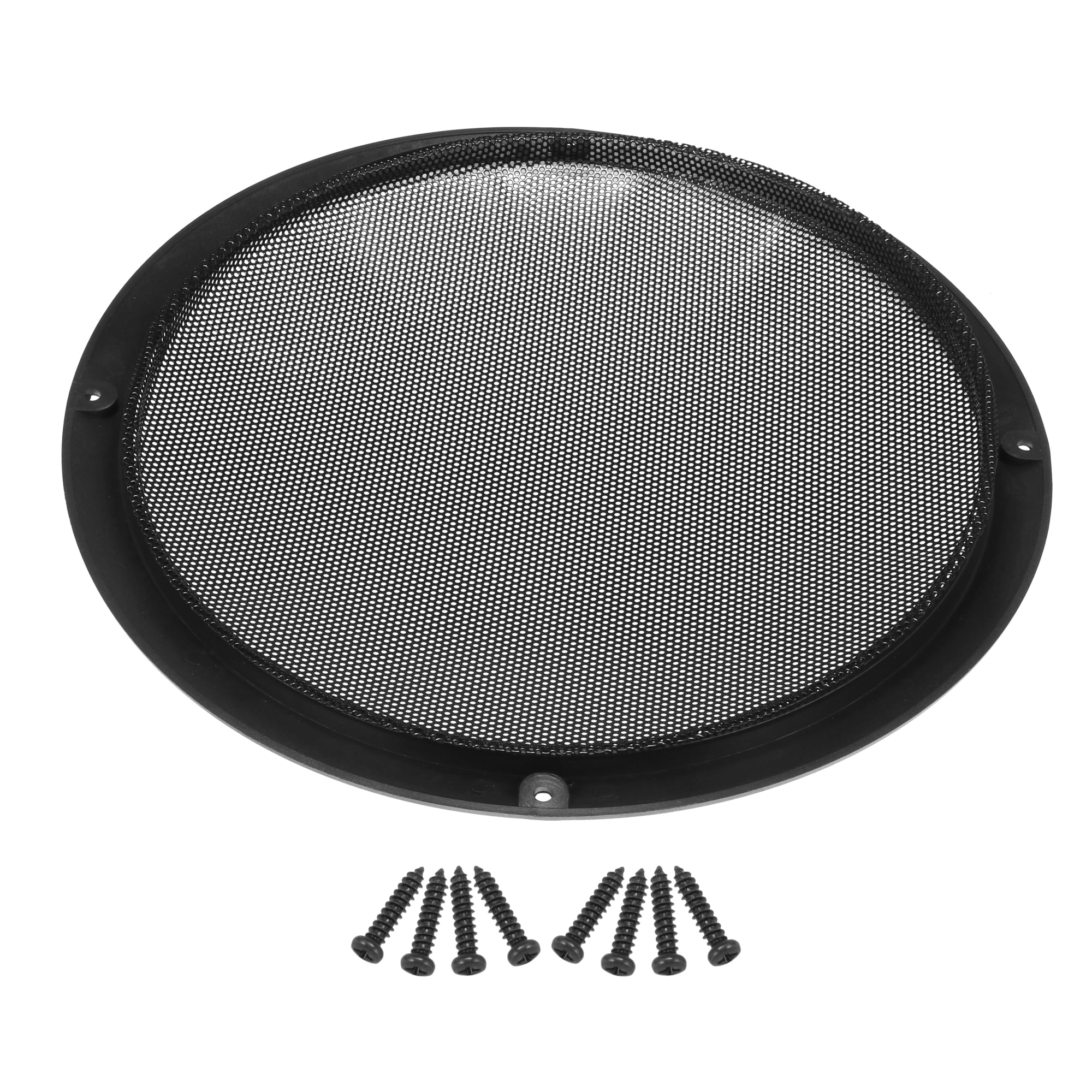 Unique Bargains 2pcs 11" Car Speaker Grille Cover Trim Round Subwoofer Grille