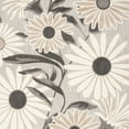 thumbnail image 4 of HomeRoots 505634 8 x 11 ft. Floral Stain Resistant Non Skid Rectangle Area Rug, Beige, 4 of 5