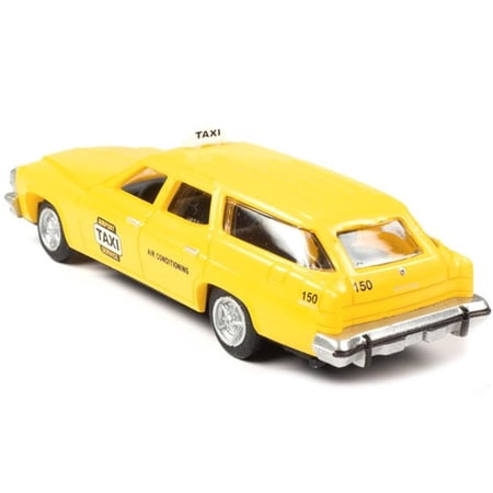 1974 Buick Estate Station Wagon Taxi 1-87 HO Scale Model, Yellow
