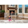 Regalo 192-Inch Super Wide Adjustable Baby Gate and Play Yard, 4-In-1, Bonus Kit, Includes 4 Pack of Wall Mounts