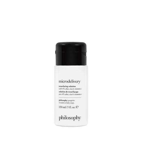 philosophy microdelivery resurfacing solution - with 4% ahas, cica & vitamin C - reduces the appearances of fine lines & pores - 5 fl oz
