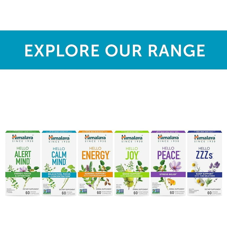 Himalaya Calm Mind Herbal Supplement, Bacopa and L-Theanine