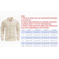 thumbnail image 3 of Ccpelsie Button Up Long Sleeve Shirts for Men Big and Tall Lightweight Mens Dress Solid Color Shirts(A01-Grey,S), 3 of 5