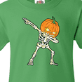 thumbnail image 4 of Inktastic Halloween Dabbing Great Pumpkin Skeleton Youth T-Shirt, 4 of 5