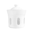 thumbnail image 1 of Small Ceramic Stew Pot Steamed with Lid Steaming Cup Steam Soup Bowl D2O6, 1 of 8