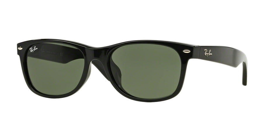 Ray-Ban Men's New Wayfarer RB2132F Sunglasses - Size - 55 (Crystal Green)