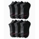 thumbnail image 2 of Pack de 12 calcetines Reebok No Show para mujer, acolchados, tallas 4-10, color gris, 2 of 7