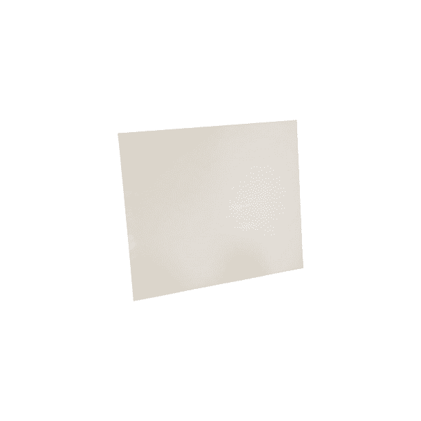 Gasket Material, White Virgin Teflon, 1/8" Thick, 36" x 36" square
