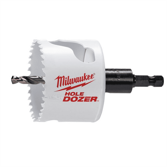 Milwaukee Tool 2-1/2" Hole Dozer Bi-Metal Hole Saw with Arbor