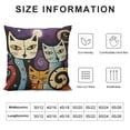 thumbnail image 6 of BANET Adorable Cat Themed Cushion Cover, Cozy Cat Pillowcase for Cat Lover 20x20in, 6 of 6