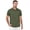Army Green, variant on QDG Men's Short Sleeve Polo Shirts Casual Collared Comfortable Fit Ideal for Daily & Golf Wear
