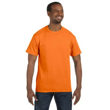 G500 GD 5000 5.3 OZ HEAVY CTTN SS T SAFETY ORANGE L
