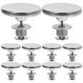 thumbnail image 1 of KAKOWELY 10 Pcs Rideau de Maison Attache Boucle Rideaux Sangle Boutons Décoration Rideau Corde Boucle,0.79"X0.79"X0.63 Pouces, 1 of 4