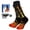 Black, variant on Heated Socks for Men Women 5000mAh Rechargeable Electric Heating Socks Warm Winter Thermal Socks Electric Battery Socks Foot Warmer(3 Heating Settings)