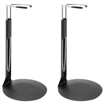 2X Doll Stand, Black Suitable for Dolls and Figures About 12 Inches