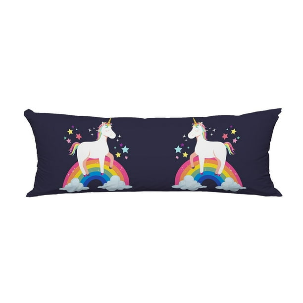 long unicorn pillow