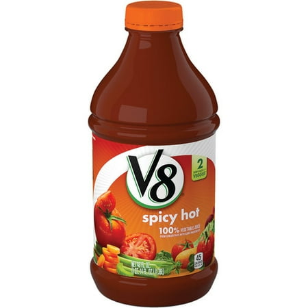 V8 Spicy Hot 100% Vegetable Juice, 46 oz.