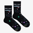 thumbnail image 3 of Cool Socks – Star Trek Space Travel – Novelty Crew Socks – Unisex Crew Socks Large – Officially, 3 of 4