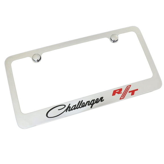 Dodge Challenger RT Classic Chrome Metal License Plate Frame