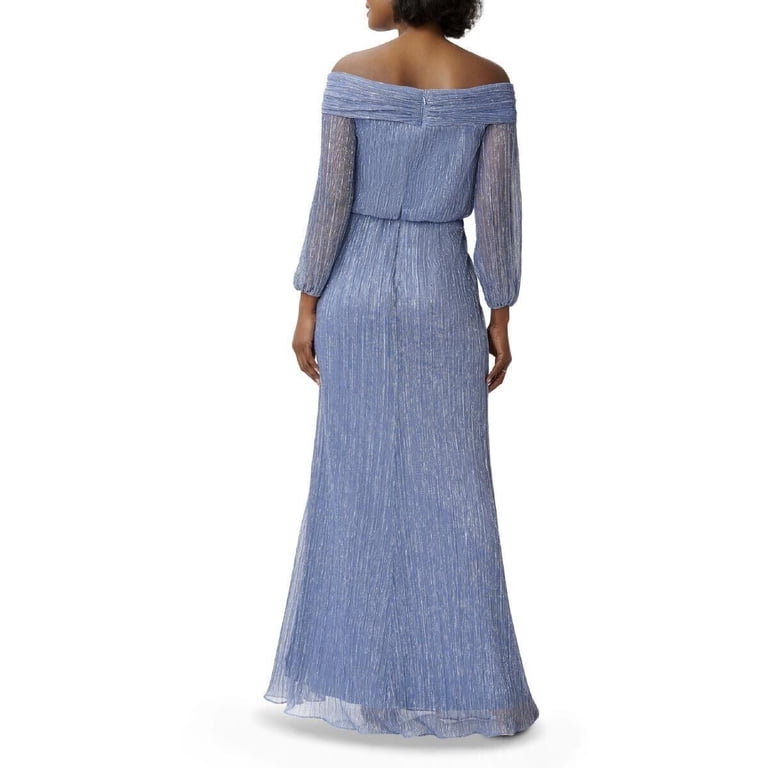 Adrianna Papell Womens Metallic Off-The-Shoulder Evening Dress Gown SZ 6 Defect - Walmart.com Adrianna Papell Womens Metallic Off-The-Shoulder Evening Dress Gown SZ 6 Defect - Walmart.com