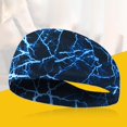 thumbnail image 5 of Yoga Sweatband Men Women Polyester Soft Quick Dry Breathable Elastic Travel Headbands Running HIking Fitness Sportswear Accessory, 5 of 5