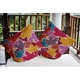 thumbnail image 3 of 18" x 18" Simply Daisy Leaf Pile Polyester Indoor/Outdoor Pillow, Larkspur Qty 1, 3 of 6