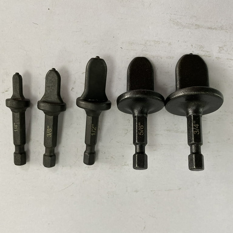 Linaichen 5Pcs Swaging Tool Drill Bit Set Copper Pipe Flaring Tool Hex Handle Black Walmart