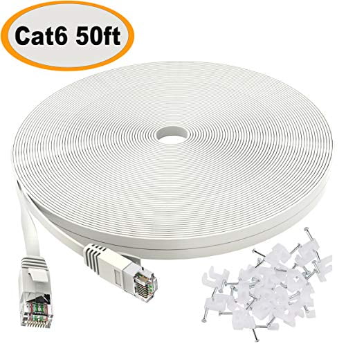 Jadaol 50' Rj45 Connectors Cat 6 Ethernet Cable