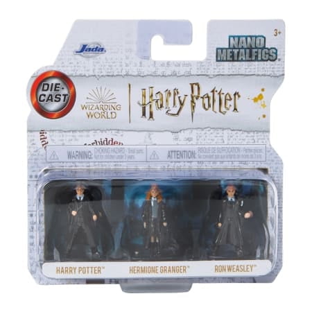 Harry Potter Die Cast Nano MetalFigs Set--NIB 2024 Jada Toys Harry Hermione Ron