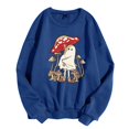 thumbnail image 5 of AYA Sweatshirts for Teen Girls Letter Print Hoodless Long Sleeved Pullover With Pockets, 5 of 5
