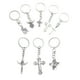 thumbnail image 1 of Llavero Zulema 8 Piezas Cruces Mixtas, 1 of 8