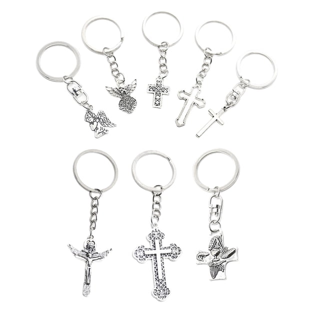 Llavero Zulema 8 Piezas Cruces Mixtas