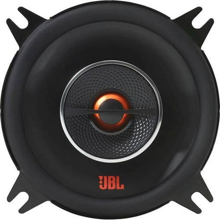 JBL - GX Series 4" 2-Way Car Speakers with Polypropylene Woofer Cones (Pair) - Black
