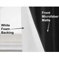 thumbnail image 4 of Gorgeous Home Linen 1pc Rod Pocket Valance 48"Wide X 38"Long Solid Matte Foam Backing Taupe (RS8), 4 of 4