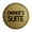 Brushed Gold, variant on Signs ByLITA Circle Owner?s Suite Sign (Brushed Silver) - Small