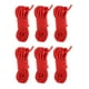 thumbnail image 2 of 6 uds de cuerdas de línea para tienda de campaña Cola Cuerda reflectante Cuerda de nailon Paracord con Guy rojo, 2 of 8