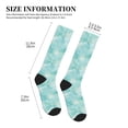 thumbnail image 4 of Pofeuu Blue Marble Print Compression Socks for Women & Men Circulation - Best Support for Nurses,Running,Athletic,Sports, 4 of 7