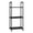 Black, variant on Kitchen Storage Rack 3 Tier Rolling Cart Microwave Stand Cookware Organizer Movable Iron Shelf with Casters for Pantry Bathroom Living Room Freestanding Shelf Black